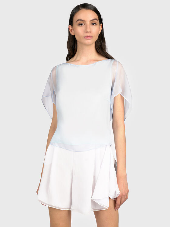 Блуза с копринени нишки - 1
