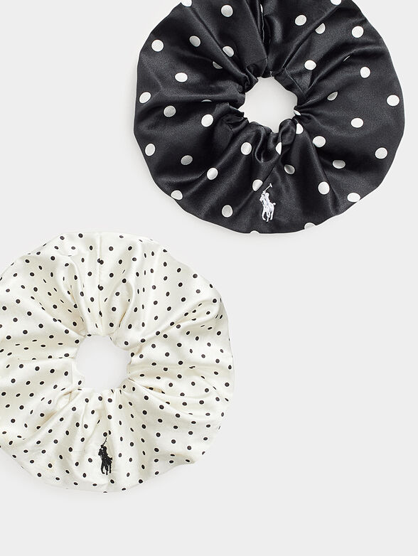 Set of two silk hair elastics  - 2