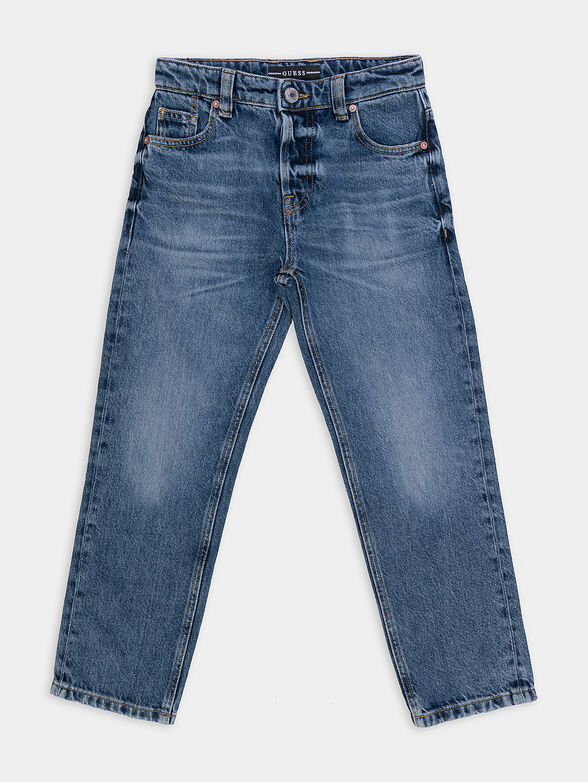 Oversize jeans in blue color - 1