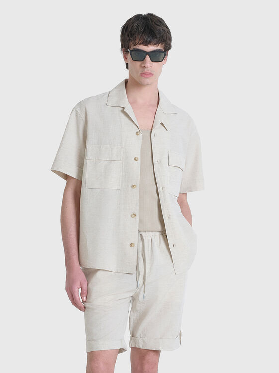 Риза NAIROBI от ленен бленд - 1