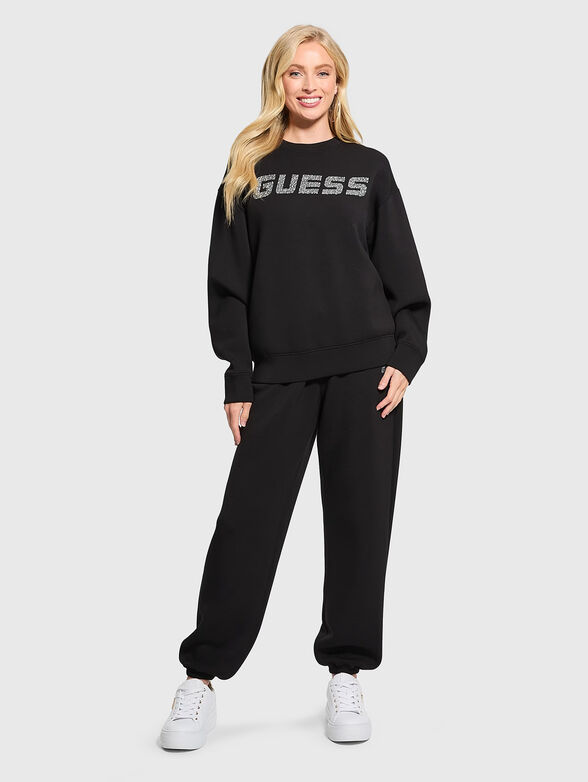 Sweatshirt with glitter logo - 2