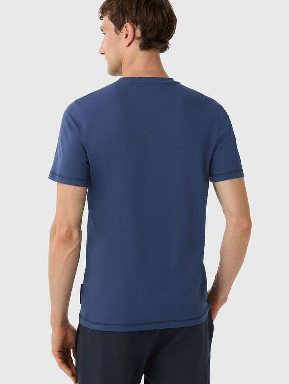 ROC T-shirt with oval neckline in beige - 2