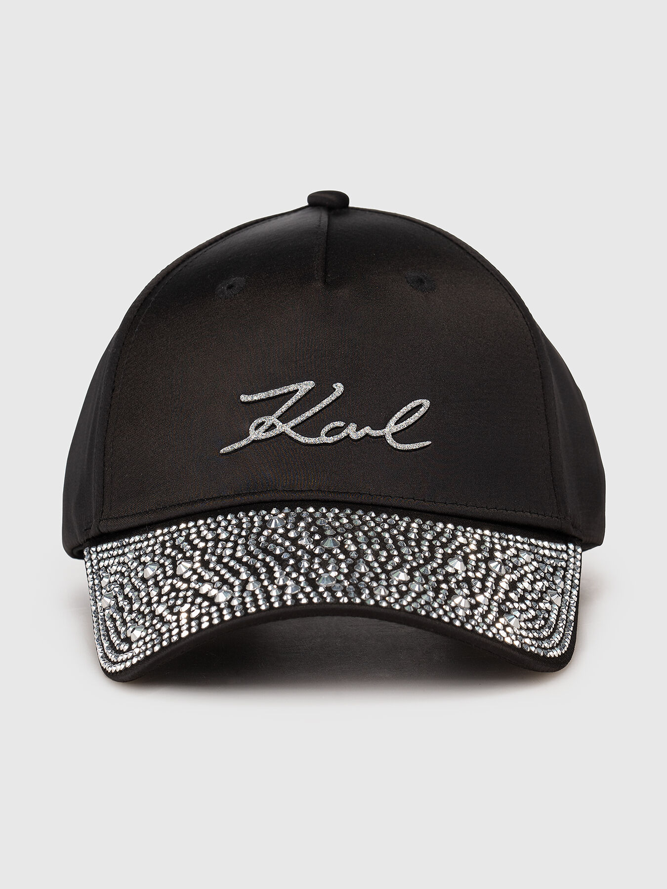 K/SIGNATURE hat with rhinestones brand Karl Lagerfeld