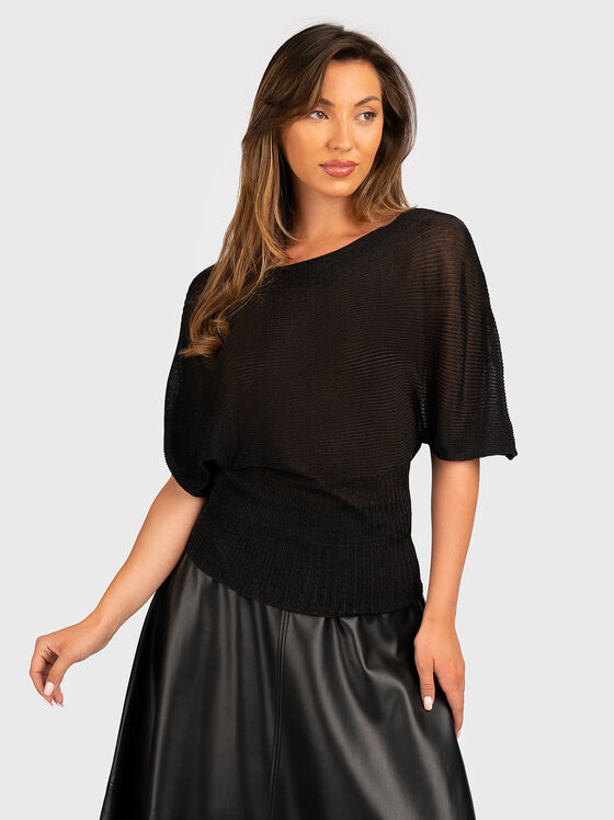 Sweater with short sleeves - 1