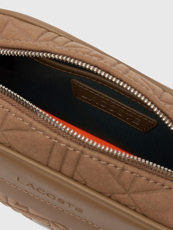 Crossbody bag with embossed monogram - 6