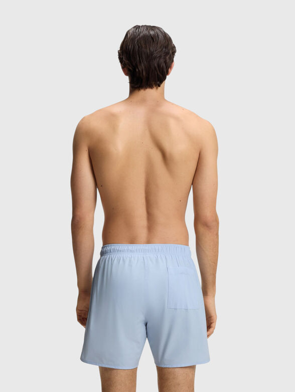Blue beach shorts - 2