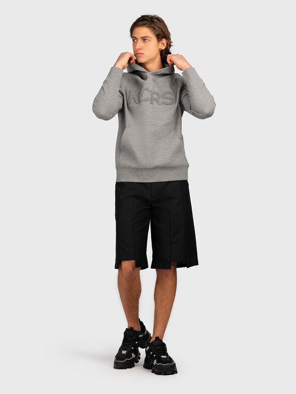 Grey sweatshirt with logo - 2