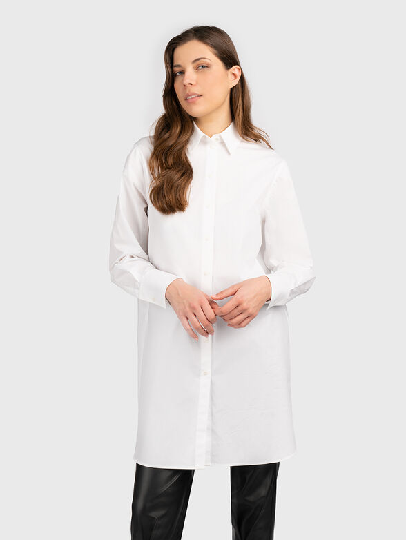 IKONIK long shirt with print on the back - 1