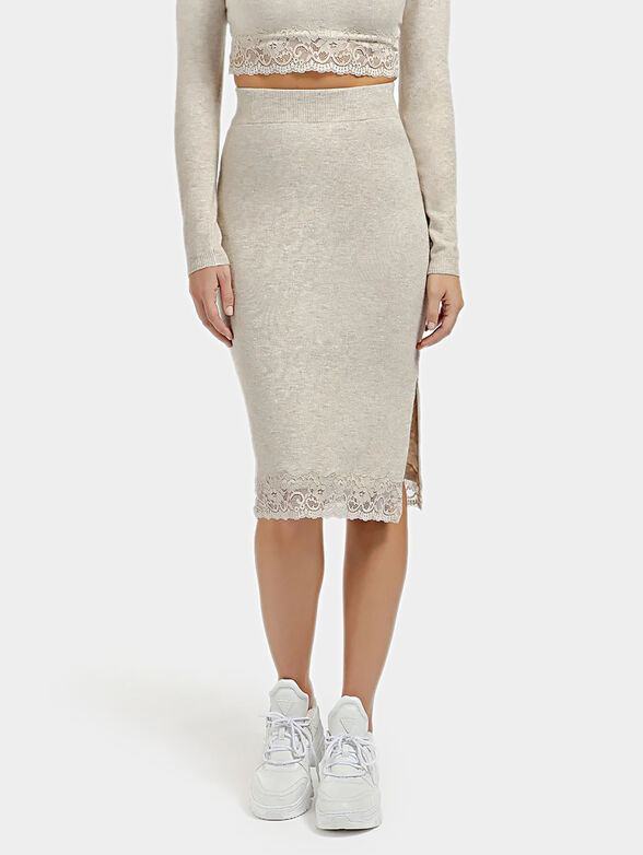 ALTHEA Skirt with lace details - 1