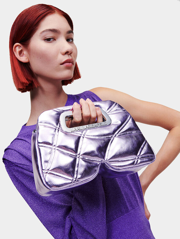 K/KLOUD shiny bag in purple color - 2