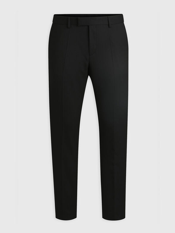 Slim trousers in wool - 1