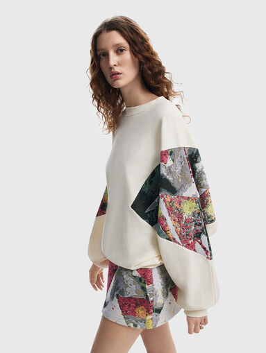 M. CHRISTIAN LACROIX sweatshirt with accent sleeves - 5