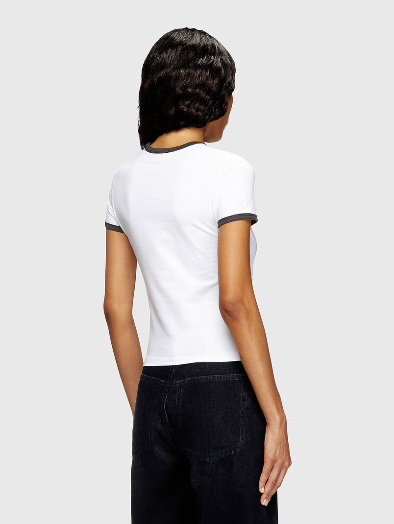 T-UNCUTIES-LONG-R13 cotton slim T-shirt - 3