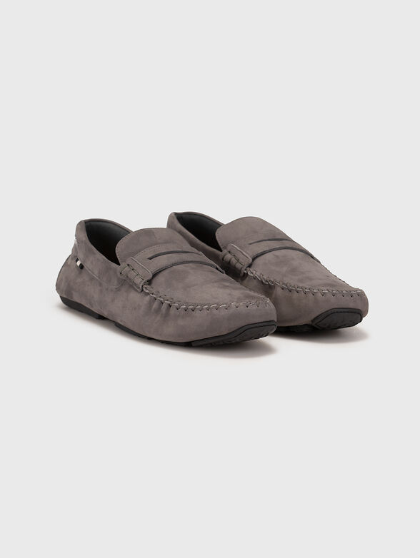 PIER-U grey suede loafers - 2