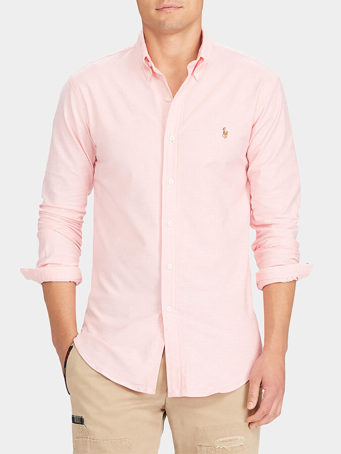 Pink cotton Oxford shirt brand POLO RALPH LAUREN