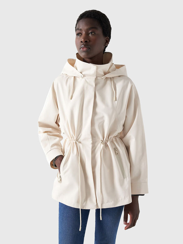 Hooded rain coat  - 1