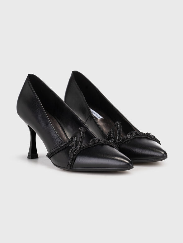 SIENNA high heel shoes with rhinestones - 2