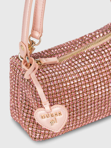 Crystal bag in pink  - 5