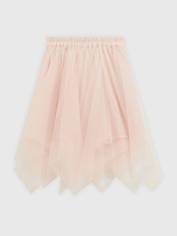 Tulle skirt with logo detail - 1