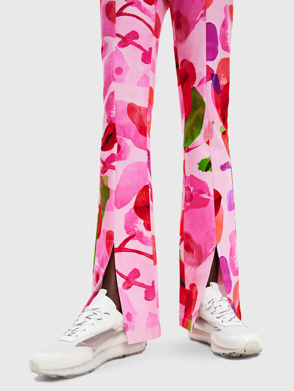 SUGAR-LACROIX trousers with accent print - 3
