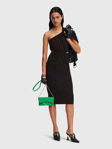 Slim dress with cutouts - 5