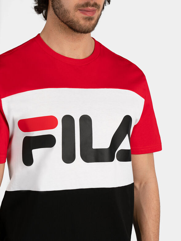 Cotton three-colored T-shirt - 2