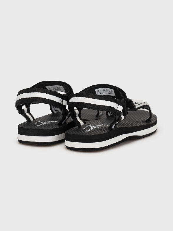 POOL W LOGO sandals with logo  - 3