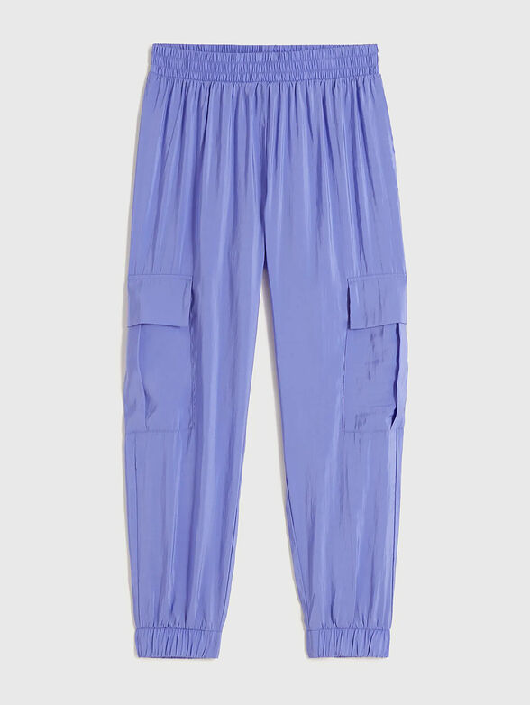 SUMMER GLAM cargo pants in black - 4