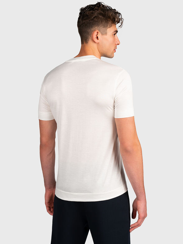 White t-shirt with logo - 2