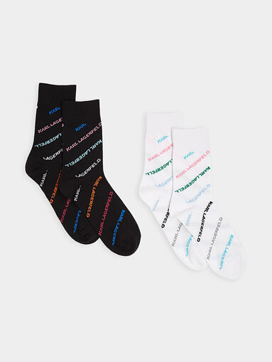K/FUTURISTIC set of 2 pairs of socks - 3