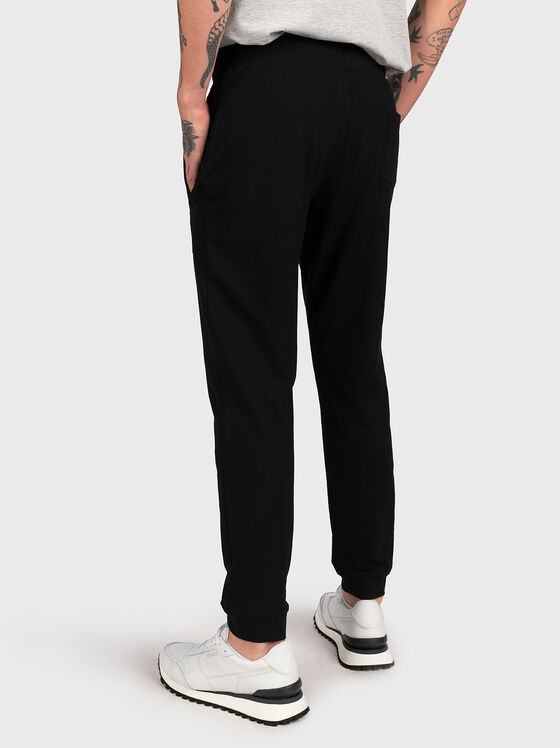 Черен спортен панталон ADAM - 2