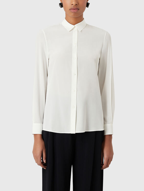 White silk shirt  - 1