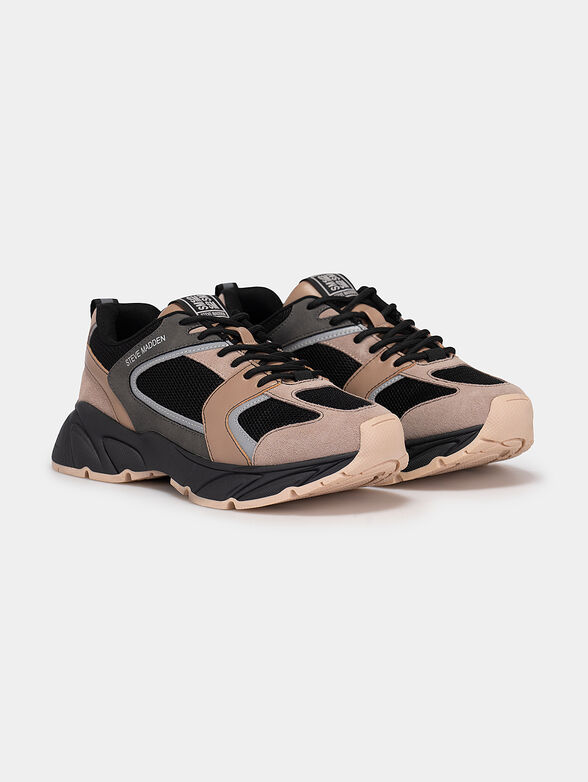 STANDOUT sneakers in beige and black - 2