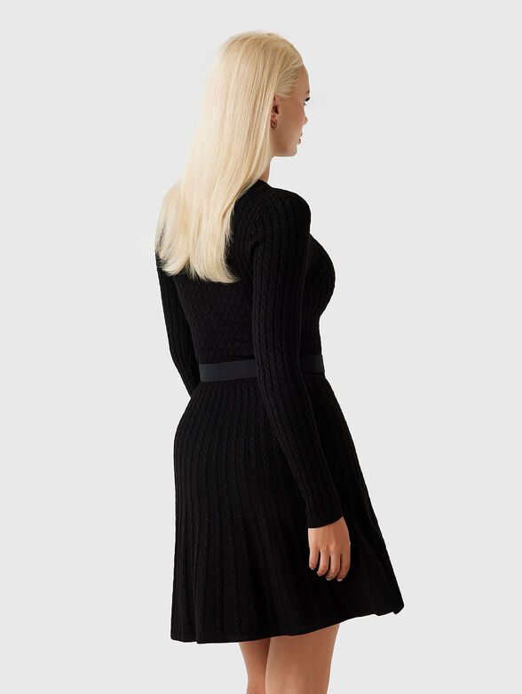 HANA knitted dress with belt - 2
