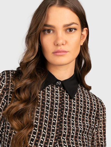 Silk shirt dress  - 4