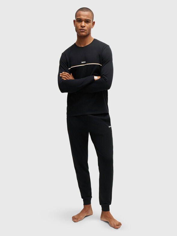 Cotton tracksuit with logo - 4