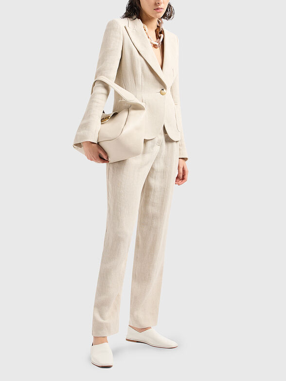 Straight trousers with darts - 4