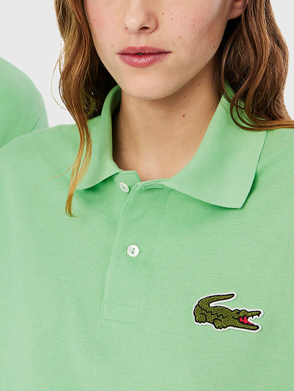 Unisex polo shirt in black - 4