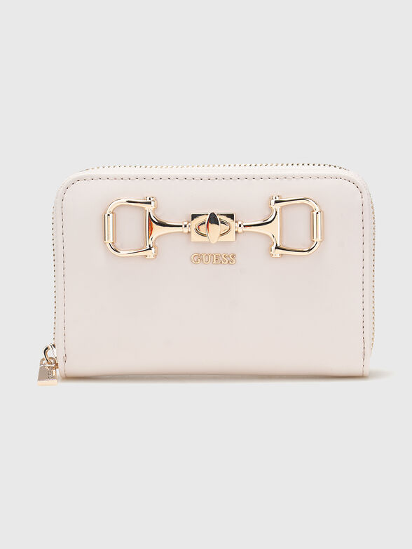 Wallet with a metal accent - 1
