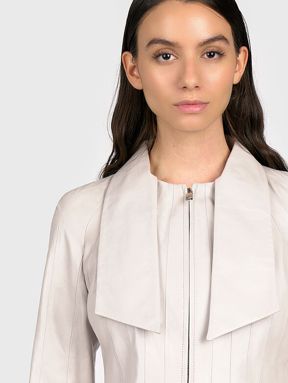 Elegant leather jacket - 1