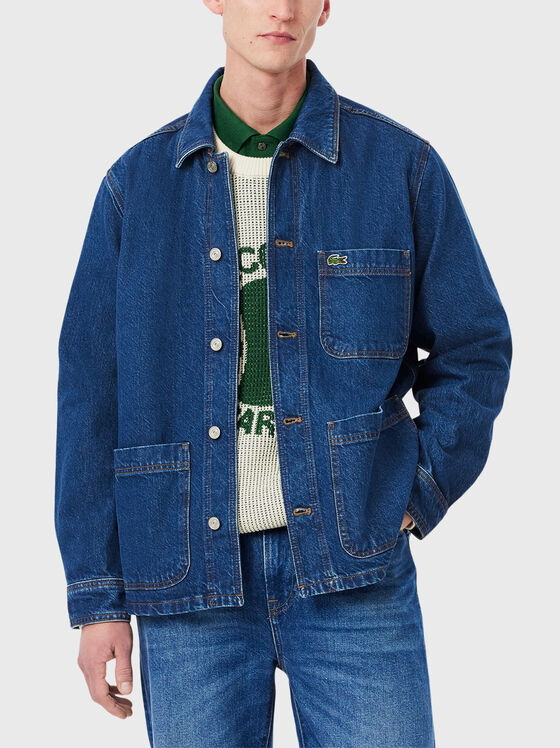 Denim shirt with logo - 1