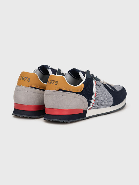 TINKER ZERO sneakers with denim details - 3