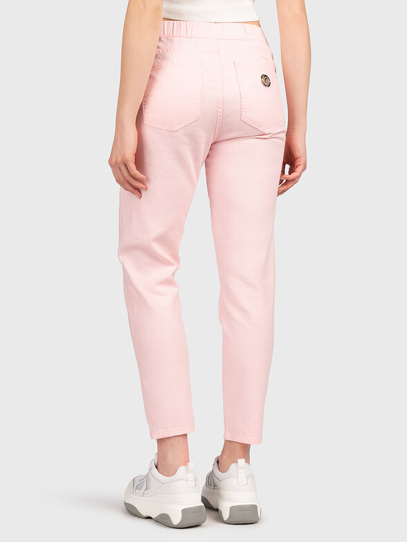 Pink pants with logo accent - 2
