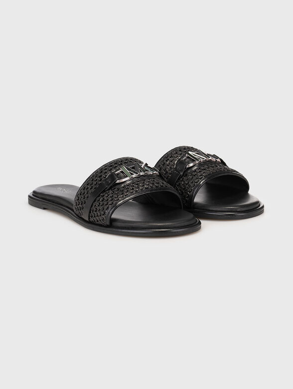 EMBER slippers with metal logo - 2