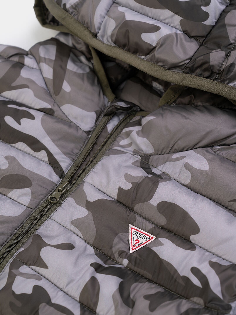 Jacket with camouflage print - 3