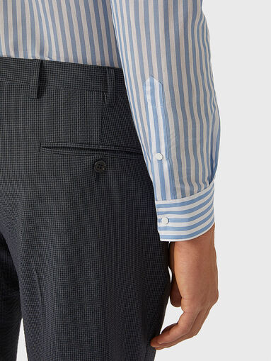 Striped slim shirt - 5