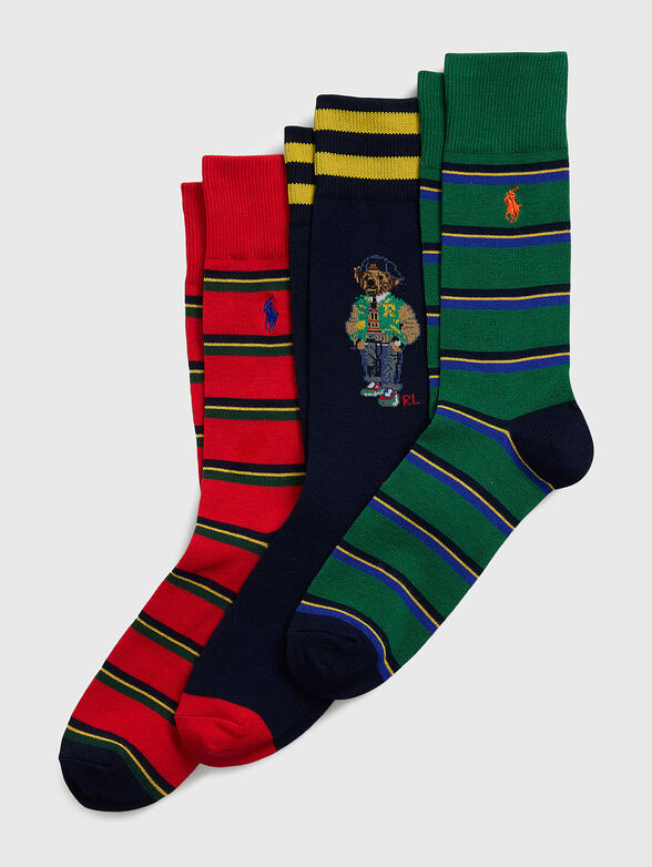 Set of three pairs of socks - 0