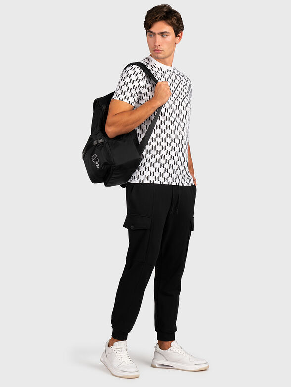 T-shirt with monogram logo print - 2