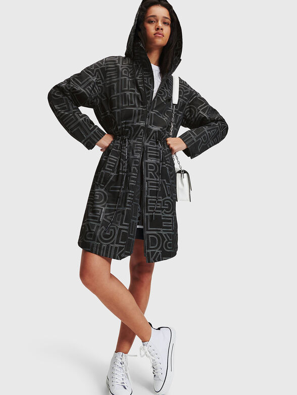 Contrast print jacket - 2