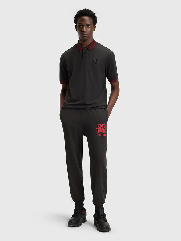 HUGO x RB dark brown polo shirt - 2